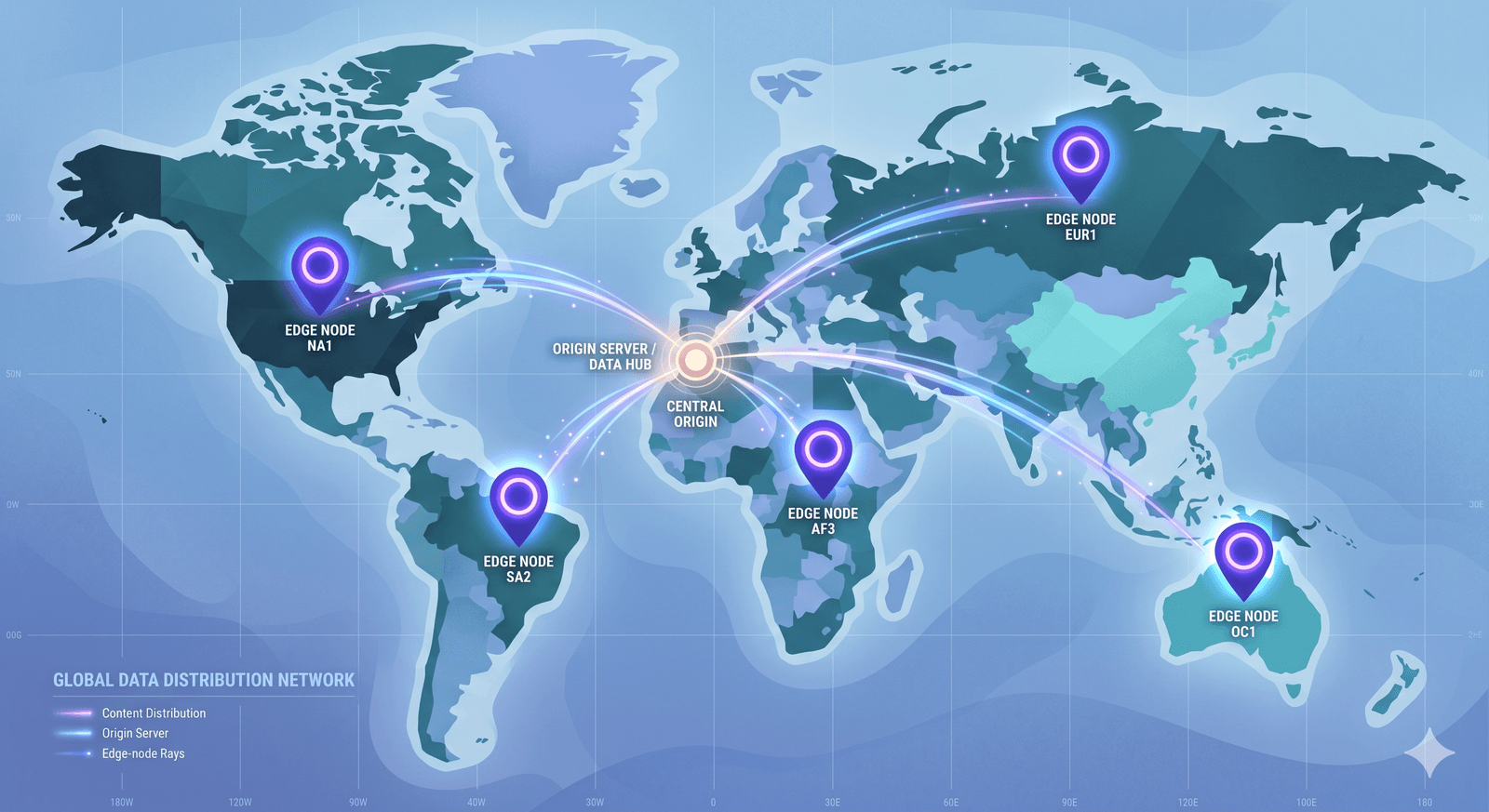 Content Delivery Network illustration