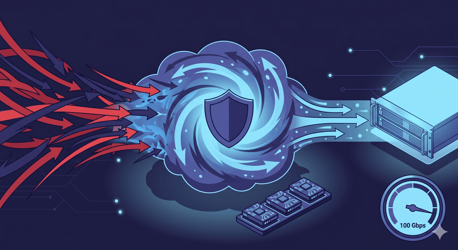 DDoS Protection Service illustration