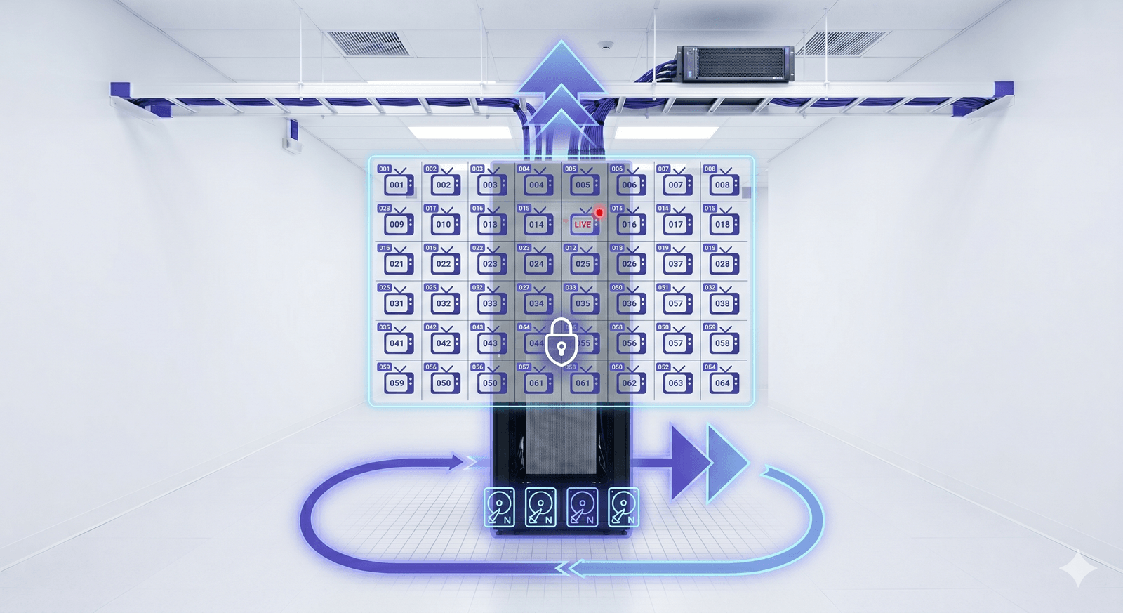 Offshore IPTV Servers illustration